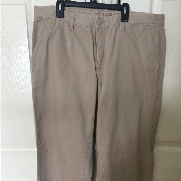 Mens Sonoma Chino Pants Waist 34 Length 32 - Picture 1 of 4